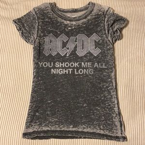 AC/DC Burnout Tee by Recycled Karma